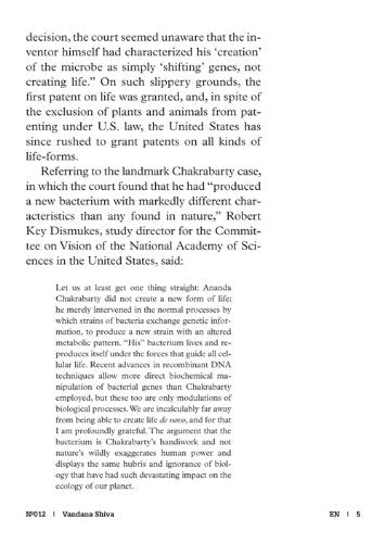 Vandana Shiva: The Corporate Control of Life: 100 Notes, 100 Thoughts: Documenta Series 012 (100 Notes, 100 Thoughts: Documenta ,Used