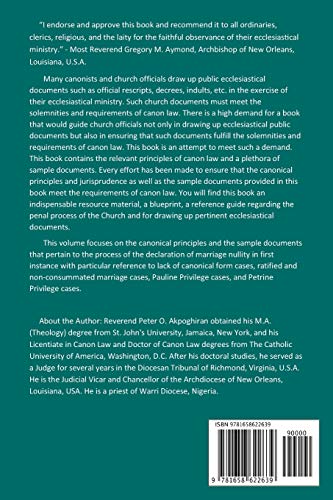 The Catholic Formulary in Accordance with the Code of Canon Law: Volume 3A: Administrative Process Marriage Nullity Acts,Used