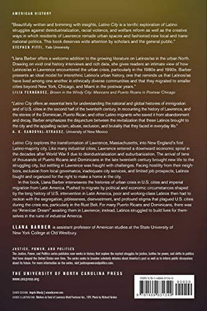 Latino City: Immigration and Urban Crisis in Lawrence, Massachusetts, 19452000 (Justice, Power, and Politics),Used