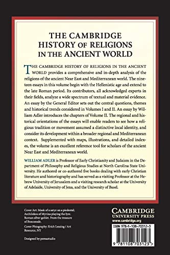 The Cambridge History of Religions in the Ancient World: Volume 2, From the Hellenistic Age to Late Antiquity,Used
