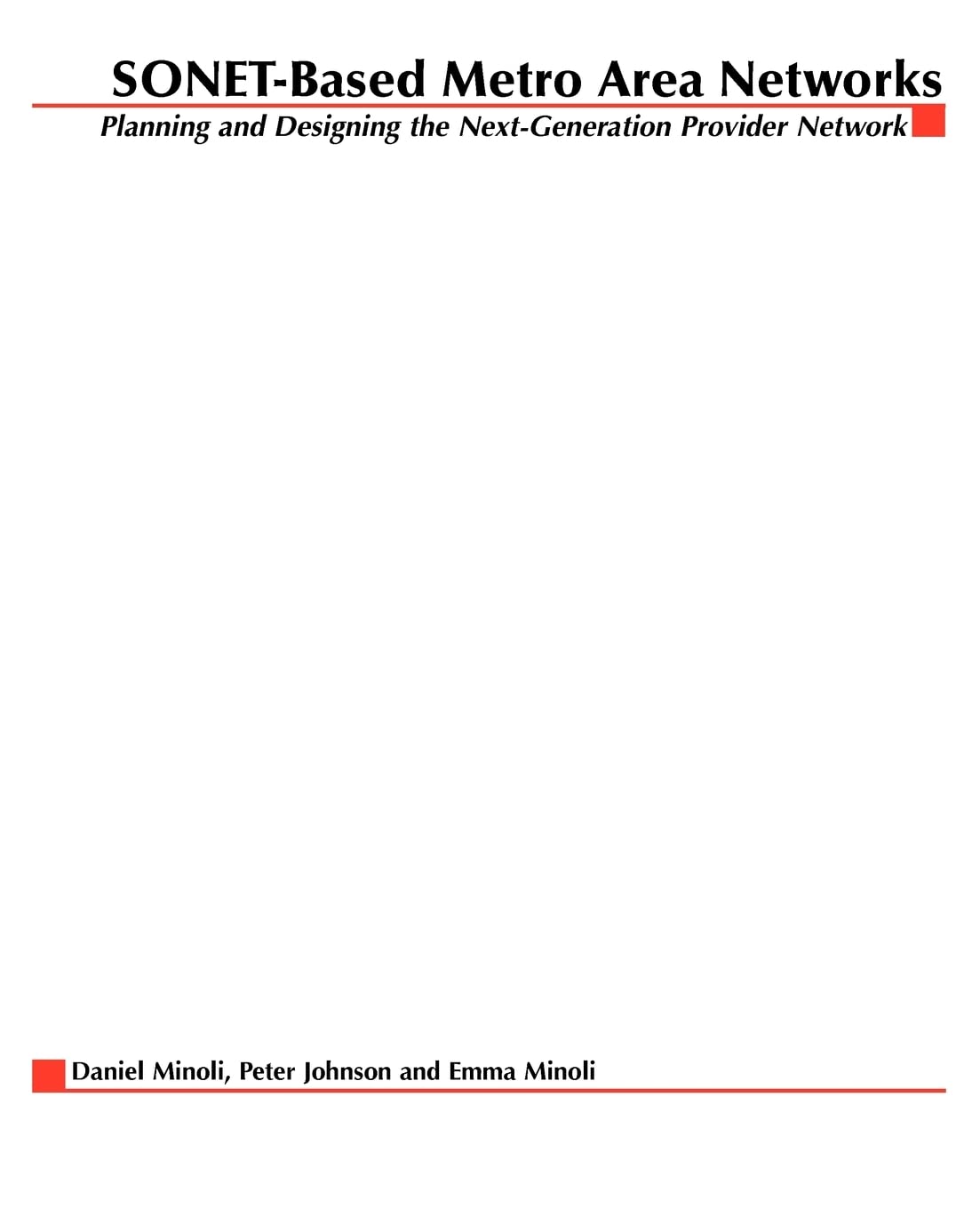 Sonetbased Metro Area Networks,Used