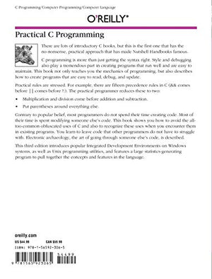 Practical C Programming: Why Does 2+2 = 5986? (Nutshell Handbooks),Used