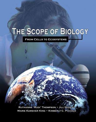The Scope Of Biology: From Cells To Ecosystems,Used