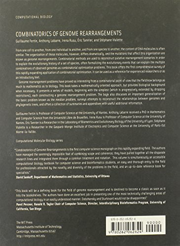 Combinatorics of Genome Rearrangements (Computational Molecular Biology),New