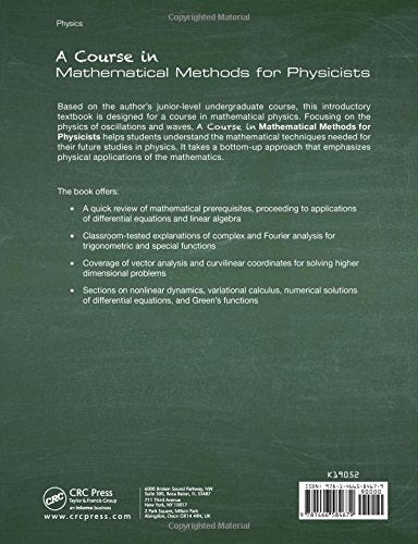 A Course in Mathematical Methods for Physicists,New