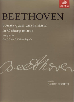 Piano Sonata in C Sharp Minor, Op. 27 No. 2 (Moonlight),Used