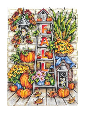Creative Haven Autumn Charm Coloring Book (Adult Coloring Books: Seasons)