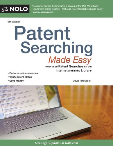 Patent Searching Made Easy: How to doPatent Searches Onlineand in theLibrary,Used