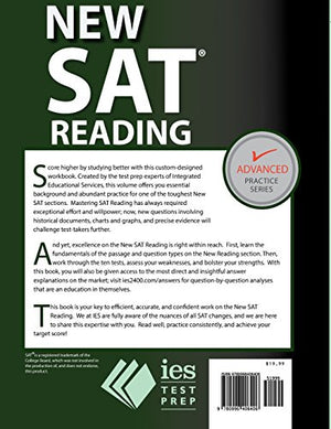 New SAT Reading Practice Book,New