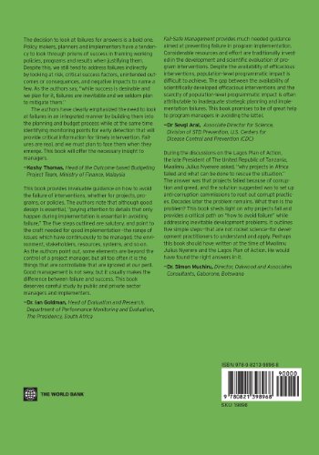 FailSafe Management: Five Rules to Avoid Project Failure,Used