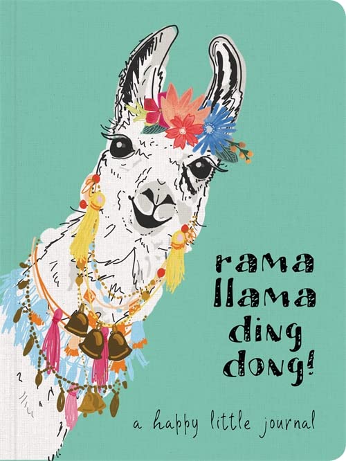 Rama Llama Ding Dong Textured Paperback Journal: A Happy Little Journal (Lifestyle Journal)