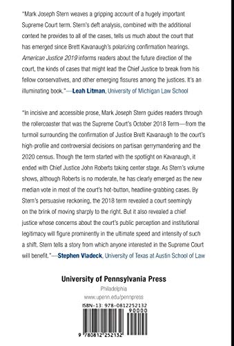 American Justice 2019: The Roberts Court Arrives