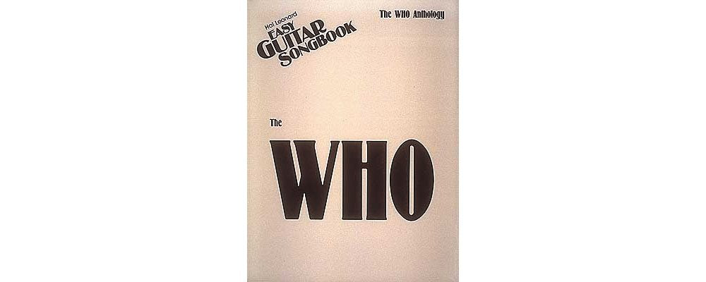 The Who Anthology: Easy Guitar