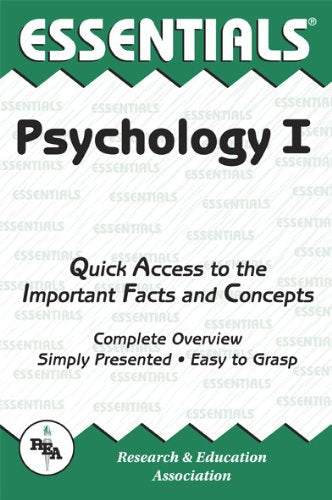 Psychology I Essentials (Volume 1) (Essentials Study Guides),Used