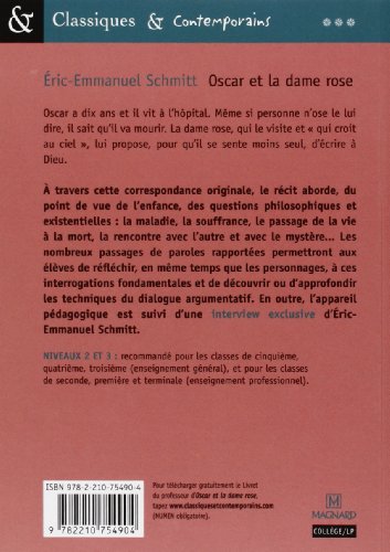 Oscar et la Dame Rose (French Edition),New