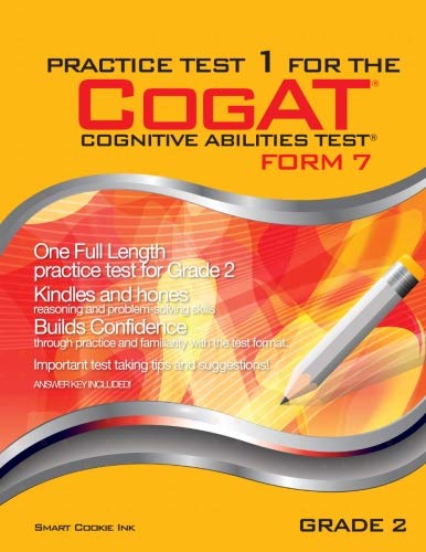 Practice Test 1 for the CogAT  Form 7  Grade 2 (Level 8): CogAT  Grade 2 (Practice Test for the CogAT  Form 7  Grade 2),Used