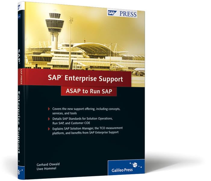 Sap Enterprise Support: Asap To Run Sap,Used