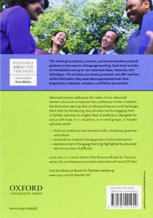 Advanced Learners (Resource Books for Teachers),Used