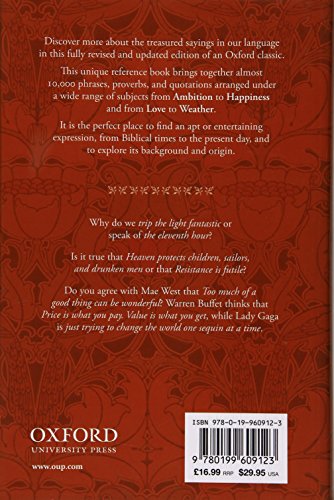 Oxford Treasury of Sayings and Quotations,Used