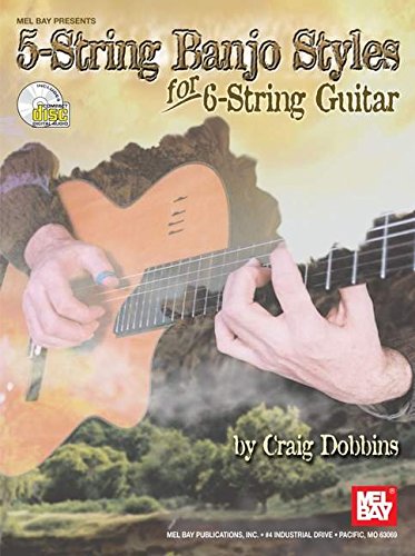 Mel Bay 5String Banjo Styles for 6String Guitar,Used