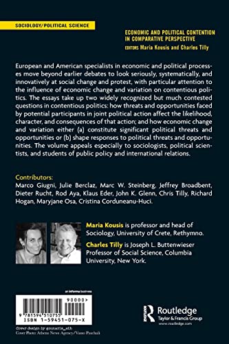 Economic and Political Contention in Comparative Perspective,Used