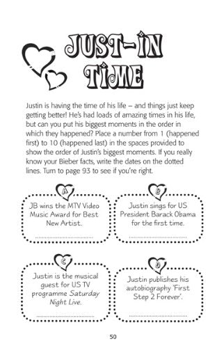 Justin Bieber Test Your Superfan Status
