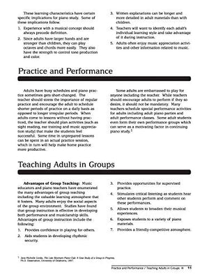 Alfred'S Piano 101 Teacher'S Handbook, Bk 1 & 2: An Exciting Group Course For Adults Who Want To Play Piano For Fun! (Piano 101,,New