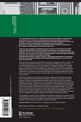 An Introduction To Sustainable Development (Routledge Perspectives On Development),New