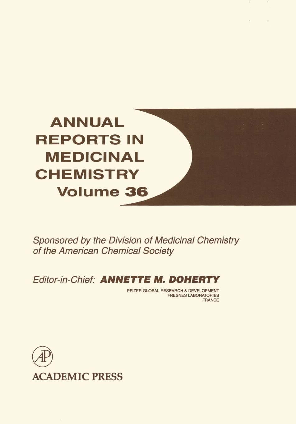 Annual Reports in Medicinal Chemistry (Volume 36),Used