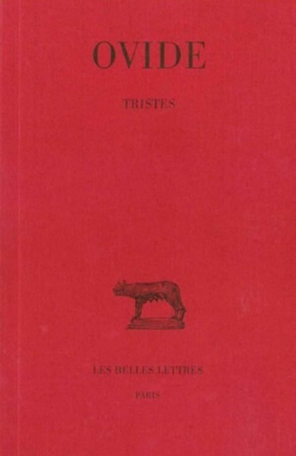 Tristes (Collection Des Universites De France) (French And Latin Edition),Used