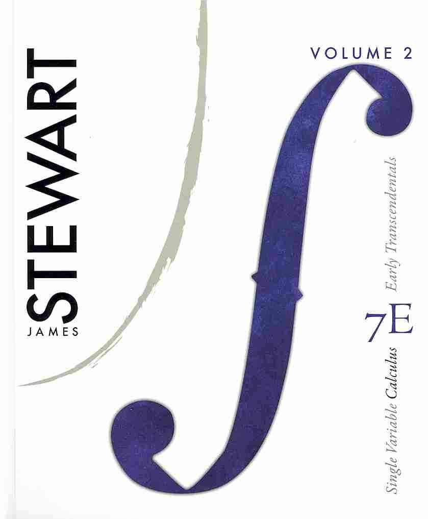 Single Variable Calculus, Vol. 2: Early Transcendentals, 7th Edition,Used