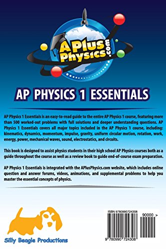 AP Physics 1 Essentials: An APlusPhysics Guide,Used