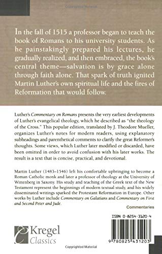 Commentary On Romans (Luther Classic Commentaries),New