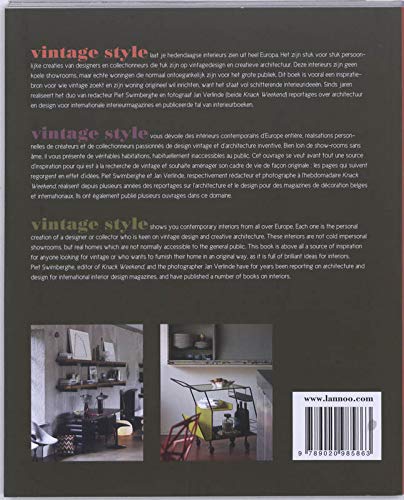 Vintage Style (English, German And French Edition),Used