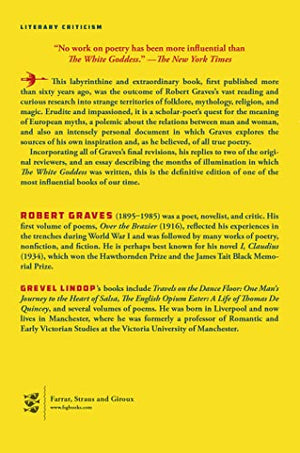The White Goddess: A Historical Grammar Of Poetic Myth (Fsg Classics),Used