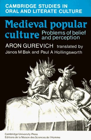 Medieval Popular Culture (Cambridge Studies in Oral and Literate Culture, Series Number 14),Used