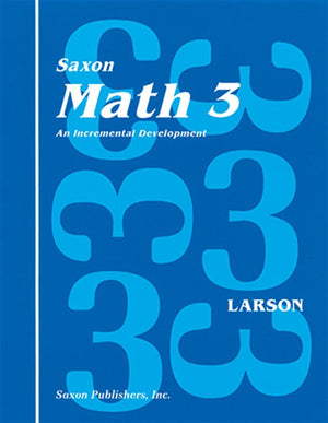 Complete Kit 1994: 1St Edition (Saxon Math 3 Homeschool),New