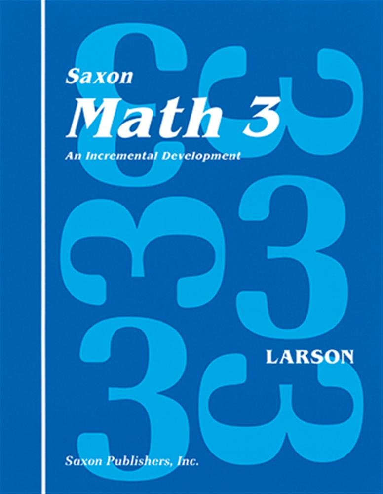 Complete Kit 1994: 1st Edition (Saxon Math 3 Homeschool),Used