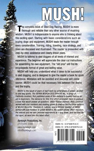 Mush! Revised: A Beginner's Manual of Sled Dog Training,Used
