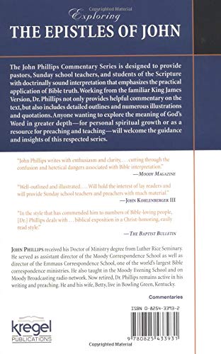 Exploring The Epistles Of John (John Phillips Commentary Series),New