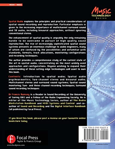 Spatial Audio (Music Technology Series),Used