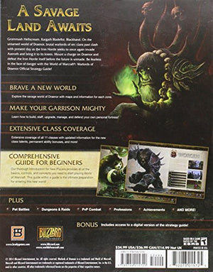 World of Warcraft Warlords of Draenor: Official Strategy Guide,Used