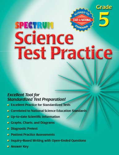Science Test Practice, Grade 5 (Spectrum),Used