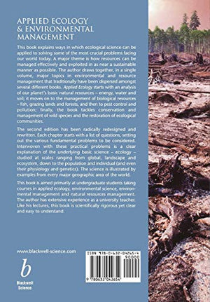Applied Ecology & Environmental Management,New