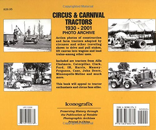 Circus & Carnival Tractors: 19302001 Photo Archive,Used
