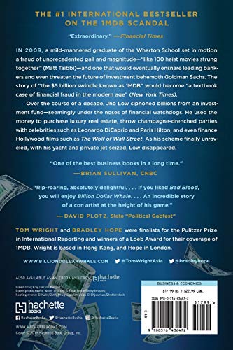 Billion Dollar Whale: The Man Who Fooled Wall Street, Hollywood, and the World,New