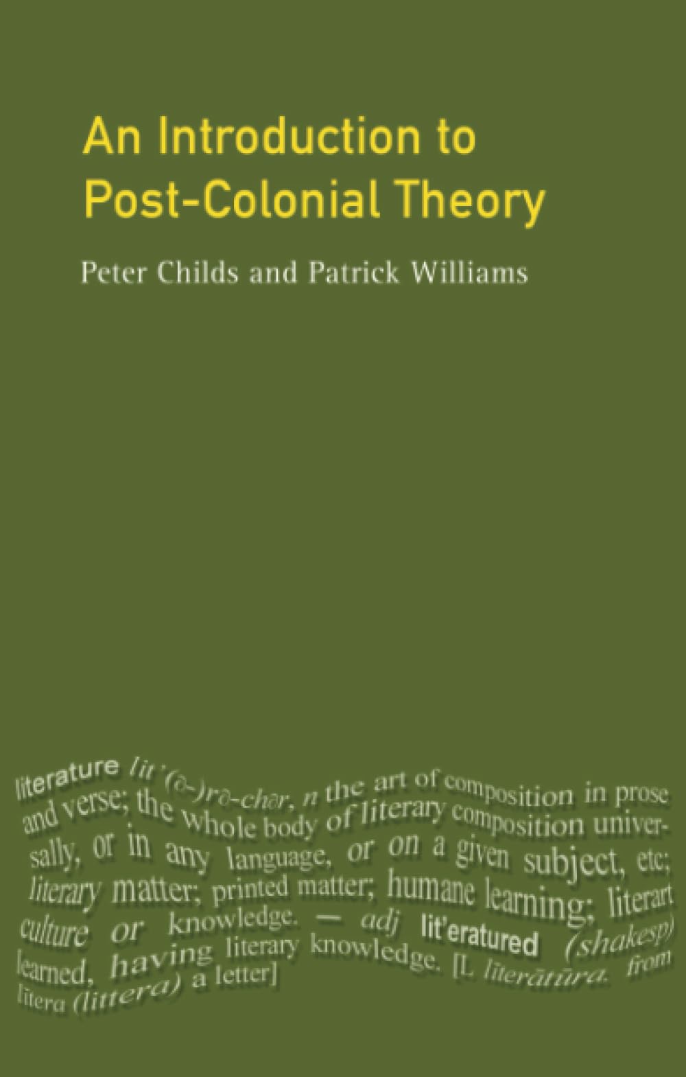 An Introduction To PostColonial Theory,Used