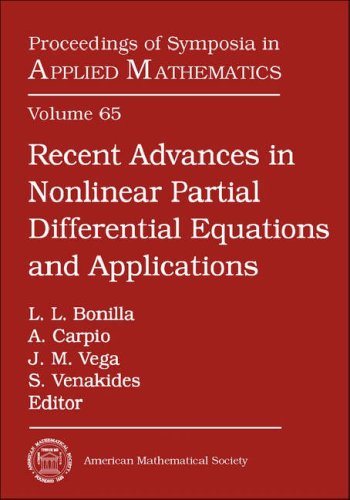 Recent Advances In Nonlinear Partial Differential Equations And Applications (Proceedings Of Symposia In Applied Mathematics, 65,Used