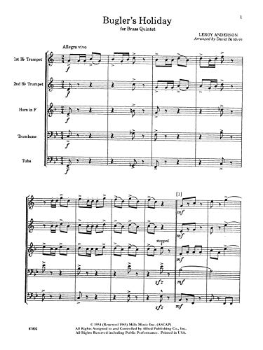 Bugler's Holiday,Used