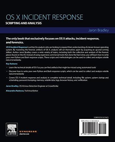 OS X Incident Response: Scripting and Analysis,Used